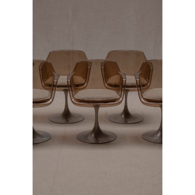 Space Age Dining Chairs, France, 1970s, Set of 6 For Sale - Image 11 of 13