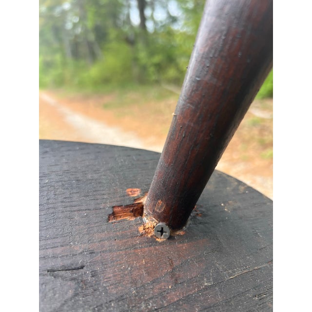 Late 19th-Century American Firehouse Sack Back Windsor Armchair For Sale - Image 12 of 12