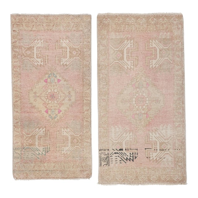 Faded Turkish Small Rug Carpet - Kitchen Rug For Sale