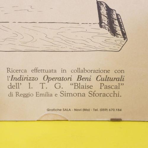 Educational Print on Cardboard - Historical Carpentry Tools CAAM
