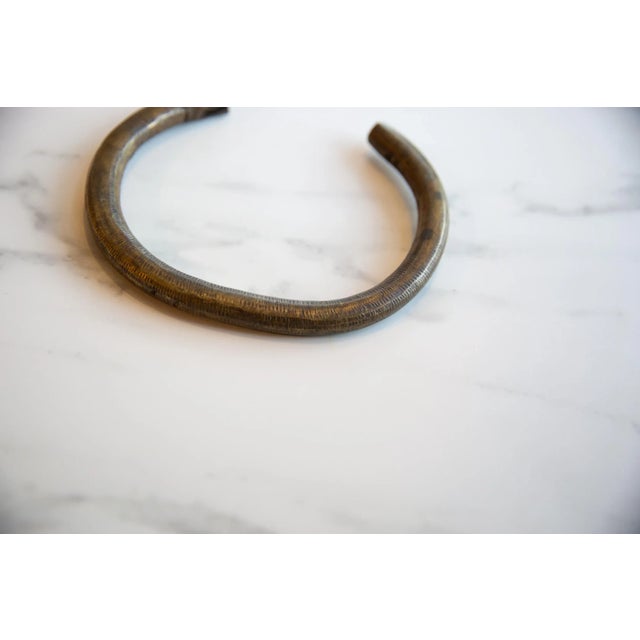 Mid 20th Century Vintage African Bronze Artifact For Sale - Image 5 of 8