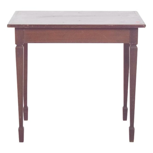 Wood Mid-Century Side Table in Mahogany, 1950s For Sale - Image 7 of 7