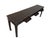 Black Mid-18th Century 91" Long 3 Drawer Console Table For Sale - Image 8 of 10