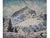 Winter on the Alpspitze, Bavarian Alps Early 20th-century alpine painting depicting a snow-covered mountain landscape,...