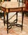 French Style Wood Side Table With Glass Top, Bronze Accents & Gold Leaf Details For Sale In Miami - Image 6 of 6
