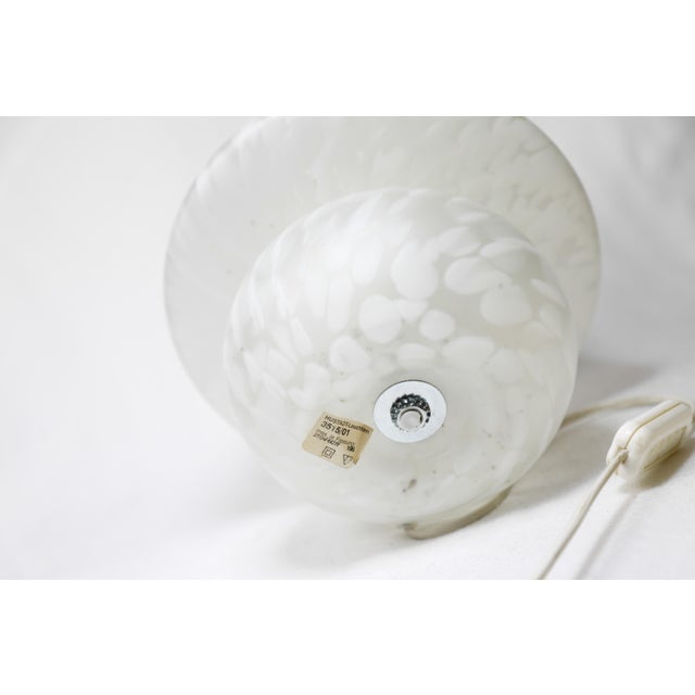 Vintage Murano Glass Mushroom Table Lamp by Hustadt Leuchten, 1970s For Sale - Image 4 of 10