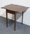 Vintage Antique Solid Mahogany Traditional Hepplewhite Style 26" Drop Leaf Accent End Table For Sale In Kansas City - Image 6 of 15