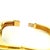 1990s Italian 14k Gold 3.38 Carat Diamond Pavé Dome Bangle Bracelet For Sale - Image 15 of 18