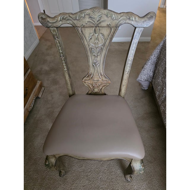 2010s French Provincal Desk and Chair Seven Seas by Hooker For Sale - Image 5 of 6