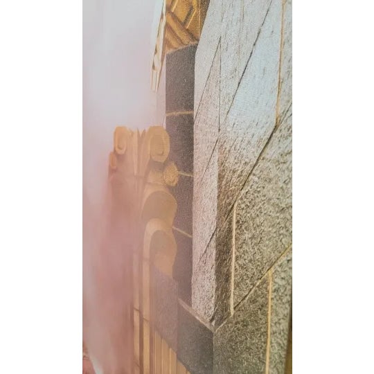 Red Contemporary Modern Abstract Rooftop City Scene Digital Media Art For Sale - Image 8 of 12