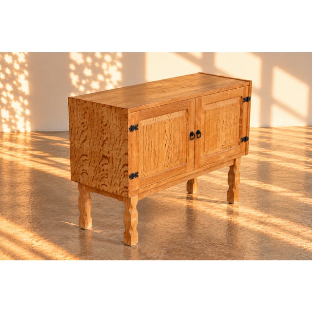 Mid-Century Modern Vintage Danish Brutalist Sideboard, 1960s For Sale - Image 3 of 8