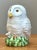 White Vintage Italian Owl Ceramic Lidded Trinket Box For Sale - Image 8 of 12