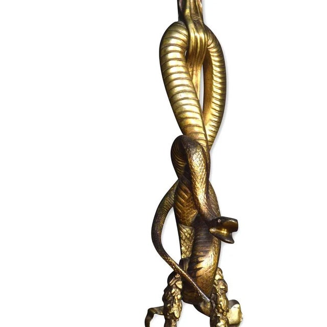 Louis XIV Style Gilt Bronze 3-Arm Wall Sconces, France, Set of 2 For Sale - Image 6 of 8