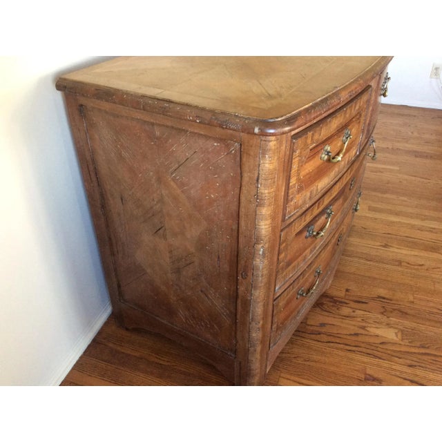 Traditional 1970s Tuscan Walnut Chest of Drawers For Sale - Image 3 of 13