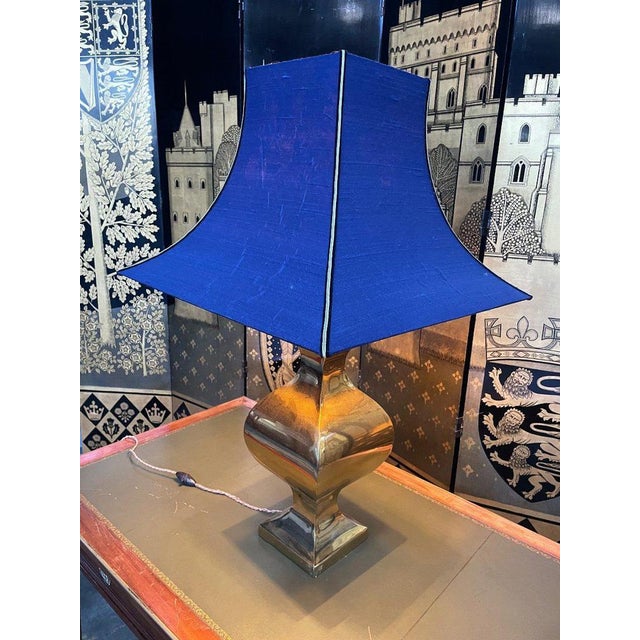 Period: 20th century Style: Orientalism Condition: Excellent condition Material: Brass Length: 15Height: 84Depth: 15 "1970...