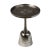Modern Modern Nickel Side Table For Sale - Image 3 of 5