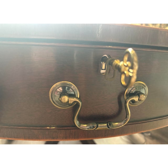 English 1980s Kittenger Round Rent Table For Sale - Image 3 of 9