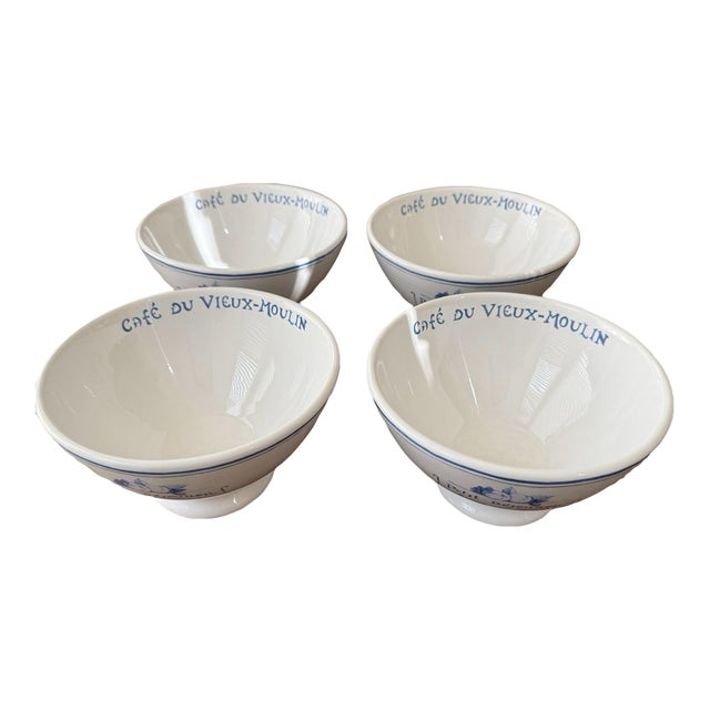 Williams-Sonoma Retired a La Carte Collection Blue Pedestal Bowls- Set of 4 For Sale