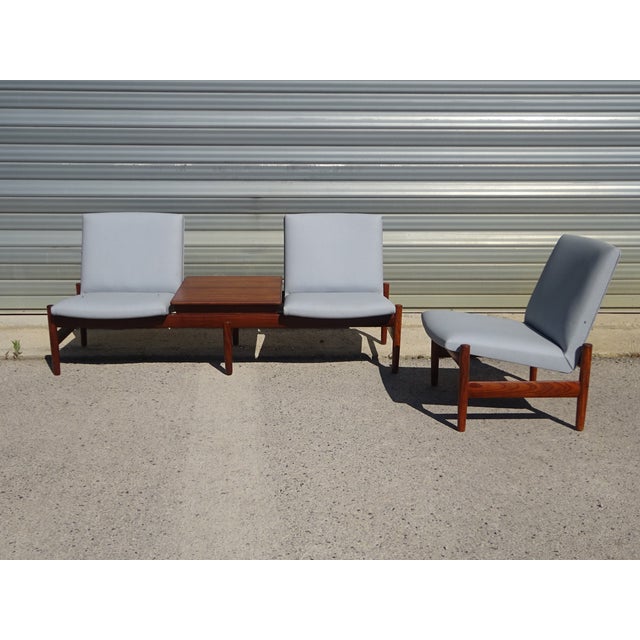 Scandinavian Modular Living Room Set by Gunnar Sørlie for Karl Sørlie and Sons, 1960s, Set of 4 For Sale - Image 3 of 18