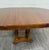 Vintage Neoclassical Regency Revival Walnut Pedestal Dining Table For Sale - Image 16 of 17