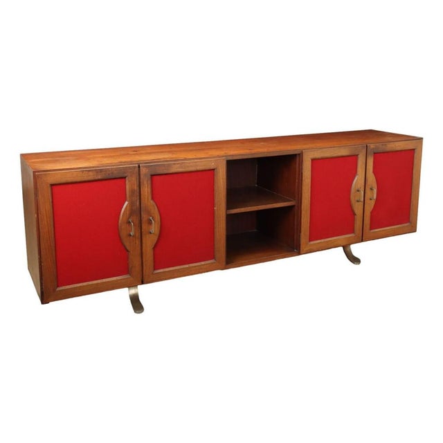 Vintage Red Sideboard, 1960s For Sale - Image 11 of 11