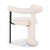 Boho Chic Synn Cream Performance Boucle Dining Chair For Sale - Image 3 of 6