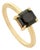 Modern 14k Gold Solitaire Diamond Prong Set Ring Size 9 For Sale