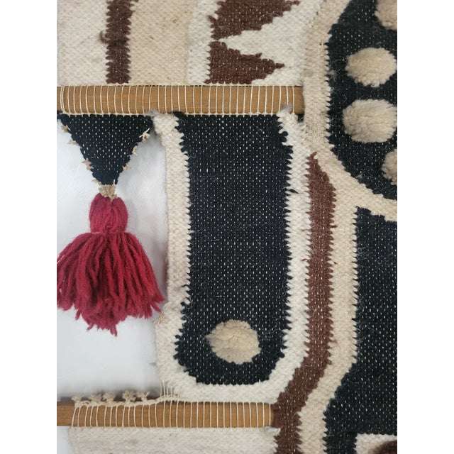 South American Wall Weaving, 1960s For Sale - Image 3 of 5