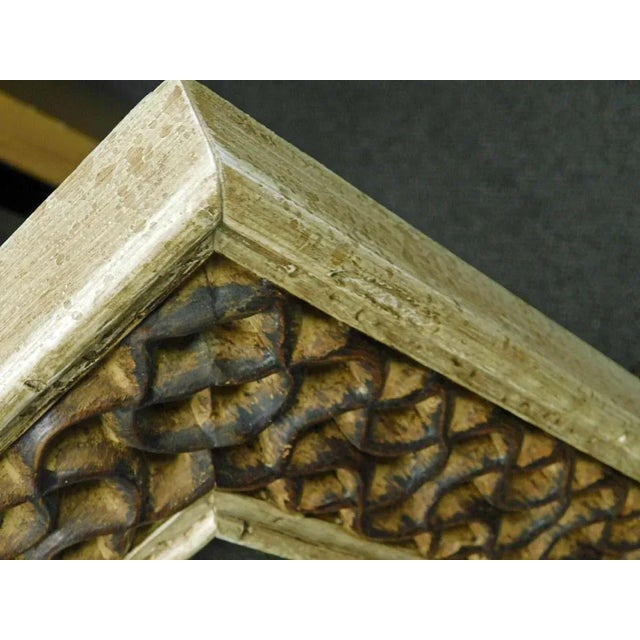 2010s Maya Eventov "Untitled" Custom Frame Original Acrylic Flowers Hand Signed For Sale - Image 5 of 10