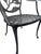 1990s Phyllis Morris Style Cast Metal Outdoor Table & 4 Chairs For Sale - Image 9 of 10