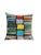 Silk Ikat Stripe Colorblock Pillow For Sale - Image 10 of 10