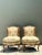 Vintage Palm Print Fabric Slipper Chairs - Pair For Sale - Image 4 of 12