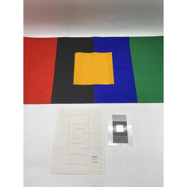 Matt Mullican, Westfälische Kunstverein Flag Artwork, 1992, Fabric For Sale - Image 3 of 18