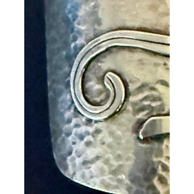 Bespoken Sculptural Sterling Silver Bracelet by Graziella Laffi For Sale - Image 4 of 14