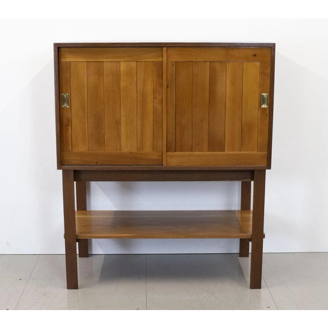 This one of a kind Scandinavian influenced cabinet was made by a University Lecturer who was also a keen cabinet maker....