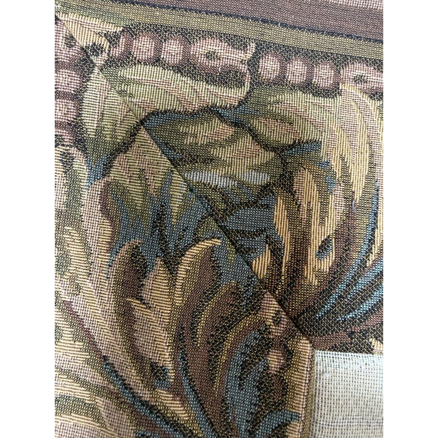 Hammacher Schlemmer Italian Terrace Tapestry + Hanging Rod For Sale - Image 4 of 11