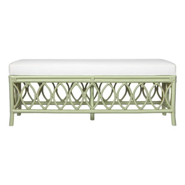 Lillian Bench - Celery Green For Sale