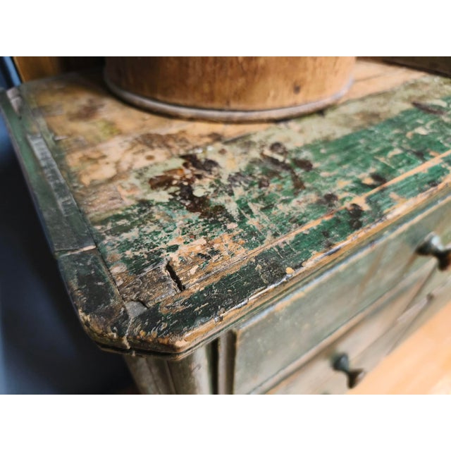 Rustic Bicycle Shop Chest of Drawers, Late 19th Century For Sale - Image 3 of 18