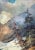 Cabin Cimon Della Pala Oil on Canvas by Ralph Q. Koid For Sale - Image 3 of 4