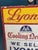 1940s Large Enamel Lyons Ice Cream Sign, 1940s For Sale - Image 5 of 11