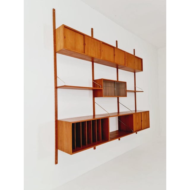 Mid-Century Modern Danish Teak Wall Unit by Poul Cadovius for Cado, 1960s For Sale - Image 6 of 11