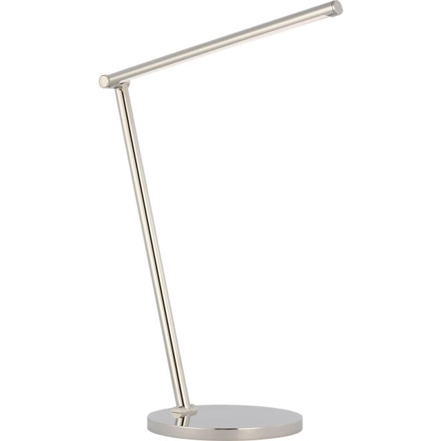 Modern Kelly Wearstler by Visual Comfort Signature Cona Desk Lamp in Polished Nickel For Sale - Image 3 of 3