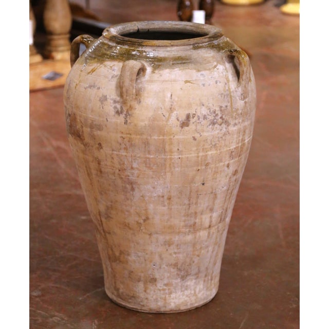 Late 19th Century 19th Century French Terracotta Olive Oil Storage Jar For Sale - Image 5 of 6