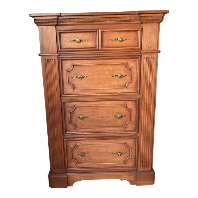 English Biltmore Style Cherry Filing Cabinet Chairish