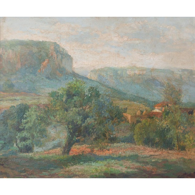 Impressionist Landscape, Catalan Pyrenees, 1890s, Oil on Canvas For Sale - Image 7 of 7