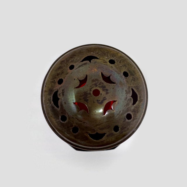 Late 19th Century Antique Ruby Cranberry Glass Sugar Shaker | 6" Paneled Muffineer For Sale - Image 5 of 6
