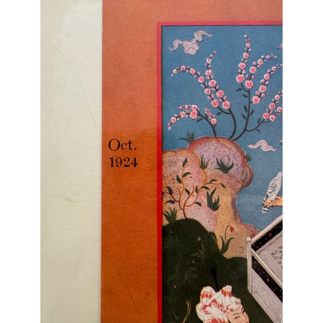 Art Deco 1924 Original Asia Magazine Cover, December, Andrey Avinoff, Art Deco, Matted For Sale - Image 3 of 6