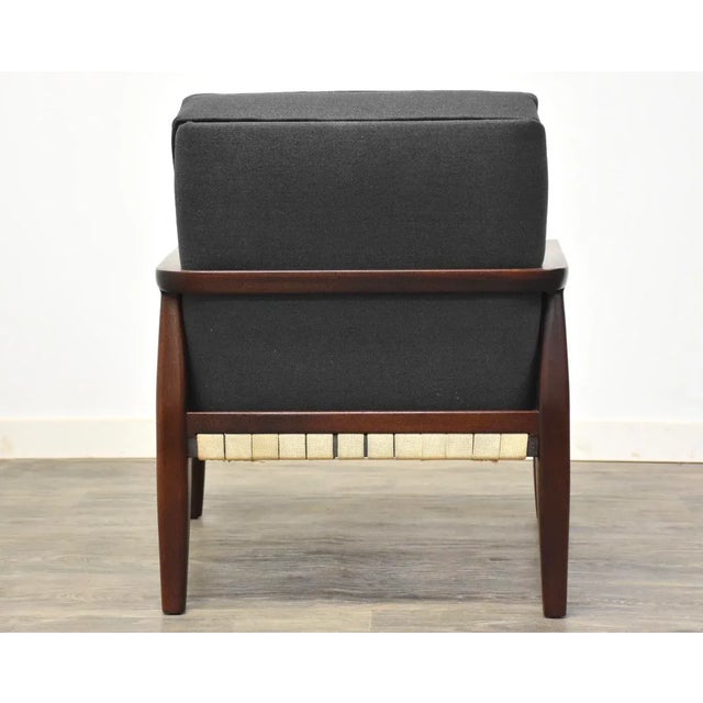 1950s Mahogany Mid Century Modern Lounge Chair For Sale - Image 5 of 11