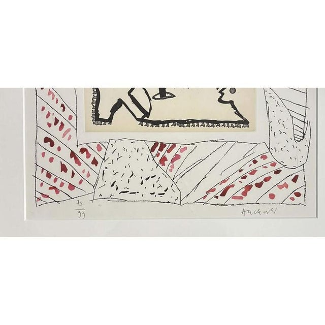 Pierre Alechinsky Etching, signed Alechinsky 75/99 dimensions: 66 x 82 cm Present in a new frame.