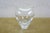 Transparent Mid Century 1960s Steuben Crystal Asymmetric Lunar Pinch Top Vase 5" For Sale - Image 8 of 14